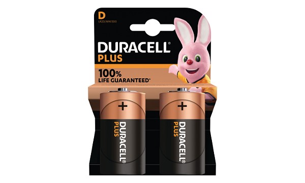 Duracell Plus D-storlek (2-pack)