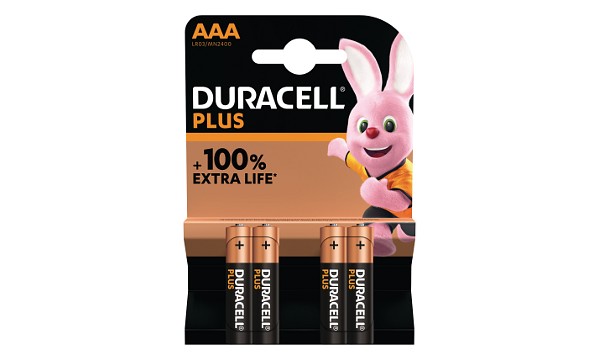 Duracell Plus Power AAA 4 Packs Batterier