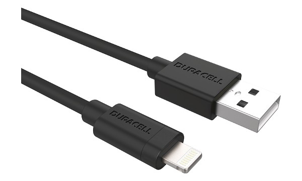 Duracell 1m USB-A till Lightning-kabel