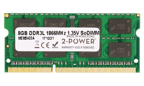 8GB PC3-14900 1866MHz 1.35V SODIMM