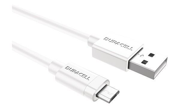 Duracell 2m USB-A- till mikro-USB-kabel