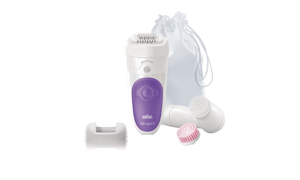 Silk-épil 5-870 Wet/Dry Epilator +Extras