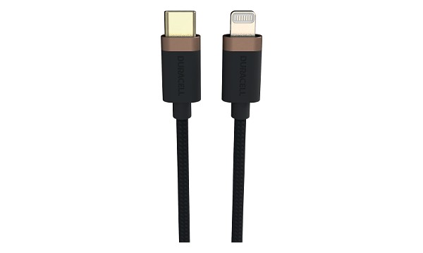 Duracell 1m USB-C till Lightning-kabel