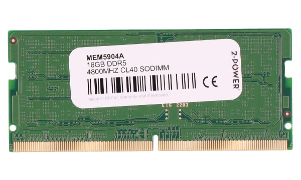 16GB DDR5 4800MHz CL40 SoDIMM