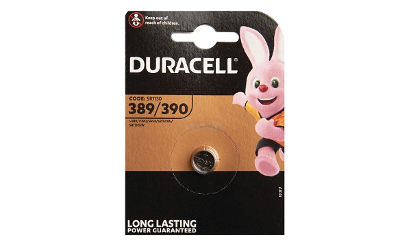 D389/D390 Duracell Klocka Batteri.