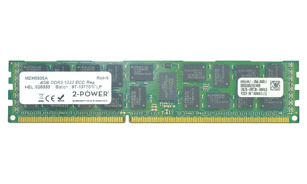 ProLiant DL580 G7 Base 4GB DDR3 1333MHz ECC RDIMM