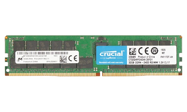 ProLiant DL380 Gen9 High Performanc 32GB DDR4 2400MHZ ECC RDIMM (2Rx4)