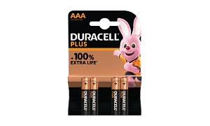 Duracell Plus Power AAA 4 Packs Batterier