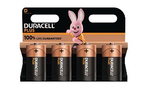 Duracell Plus Power  D-storlek (4-pack)
