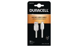 Duracell 1 meter USB-A- till mikro-USB-kabel