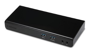 USB 3.0 Dockningsstation med dubbla skärmar