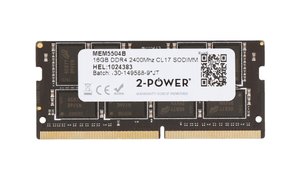 16GB DDR4 2400MHz CL17 SODIMM