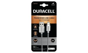 Duracell 1 meter USB-A till Lightning-kabel