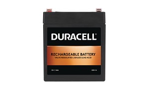 Duracell 12V 5Ah VRLA säkerhetsbatteri