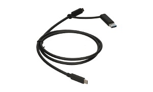 1M USB-C to USB-C/A Cable 5A