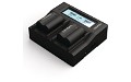 Lumix FZ8GK Panasonic CGA-S006 dubbel batteriladdare