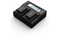 Alpha NEX-3DW Sony NPFW50 Dubbel batteriladdare